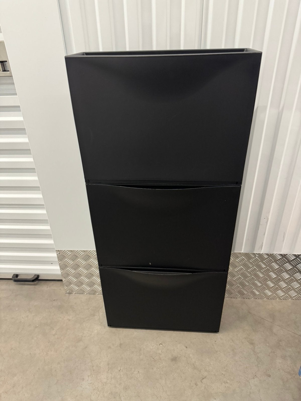 IKEA schoenen opberg systeem set van 3 stuks zeart, Ophalen of Verzenden, Zo goed als nieuw