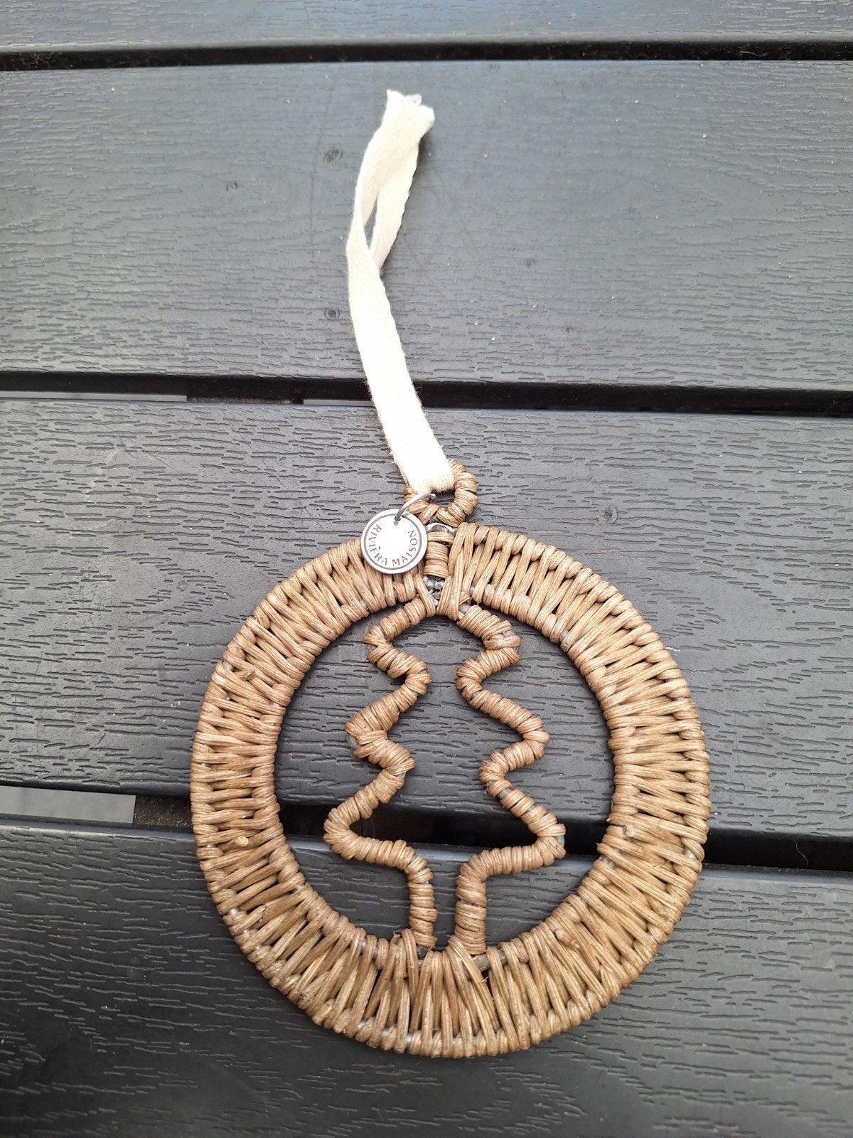 Rivièra Maison rustic rattan christmas tree decoration, Ophalen of Verzenden, Zo goed als nieuw