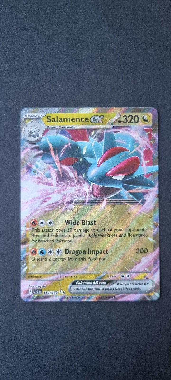 Salamence ex JTG 114/159, Ophalen of Verzenden, Zo goed als nieuw, Losse kaart