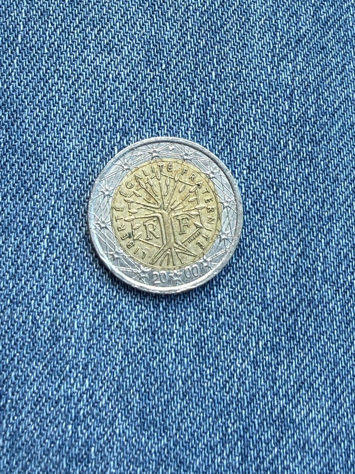 2 Euro Frankrijk 2000 - Boom des levens, Ophalen, Frankrijk, 2 euro, Losse munt