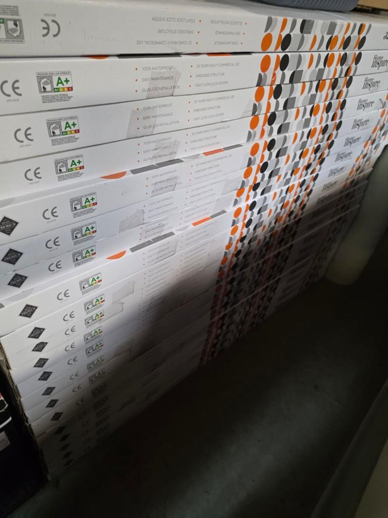 45 m2 klik PVC Eiken Kemer look Nieuw, Ophalen, Kunststof, 50 tot 150 cm, Overige typen