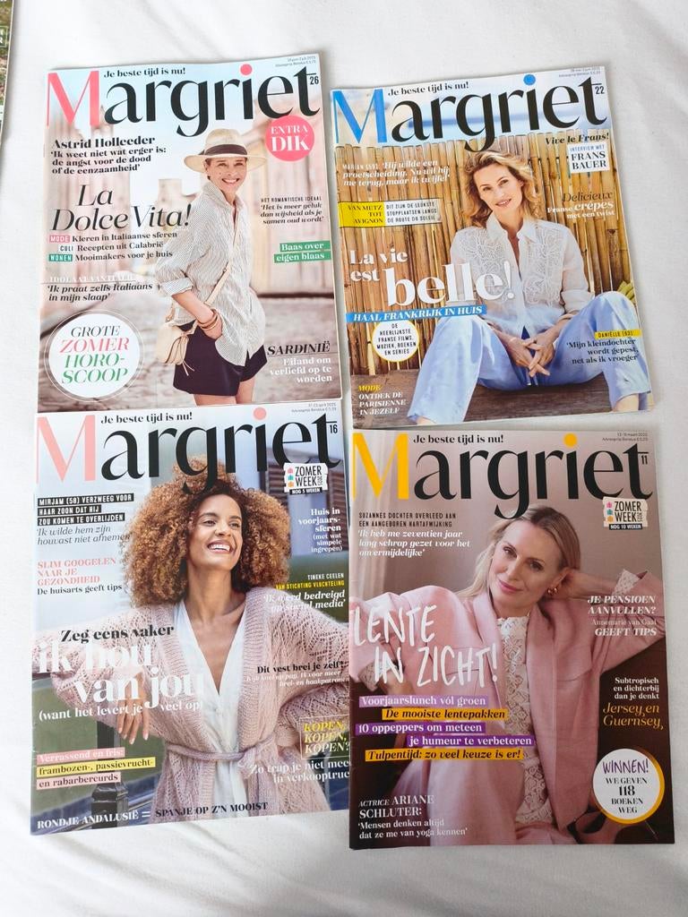Tijdschriften Margriet 2025 mag per stuk, Ophalen of Verzenden, Zo goed als nieuw, Damesbladen