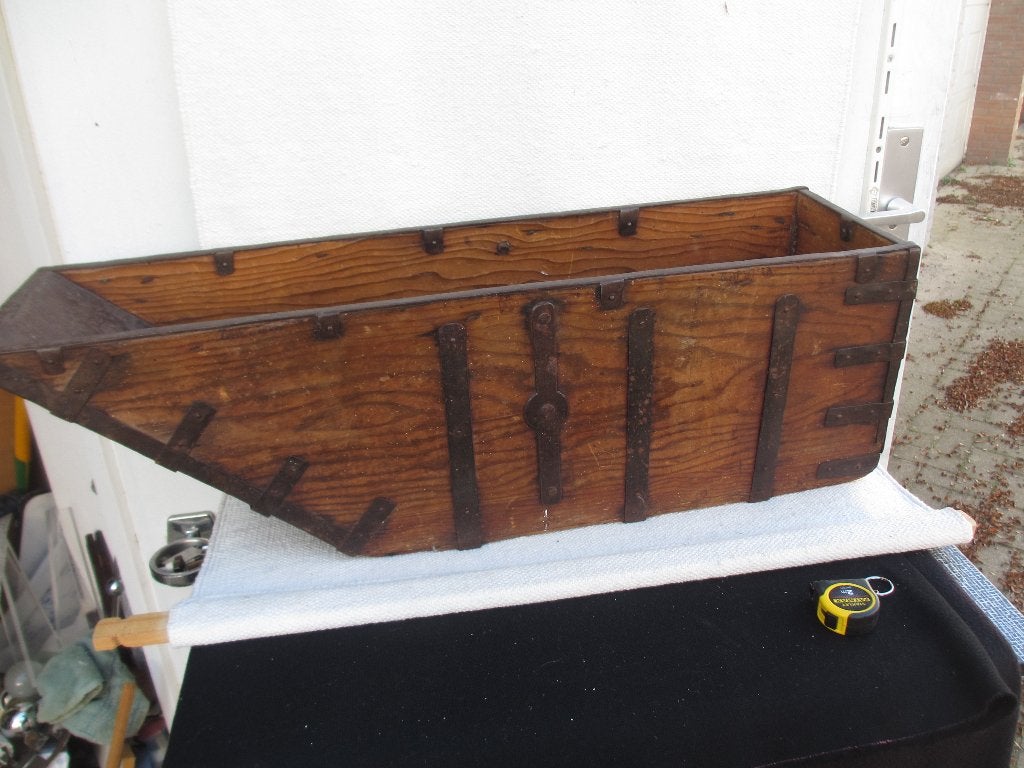 Antieke houten graanschep, Ophalen of Verzenden