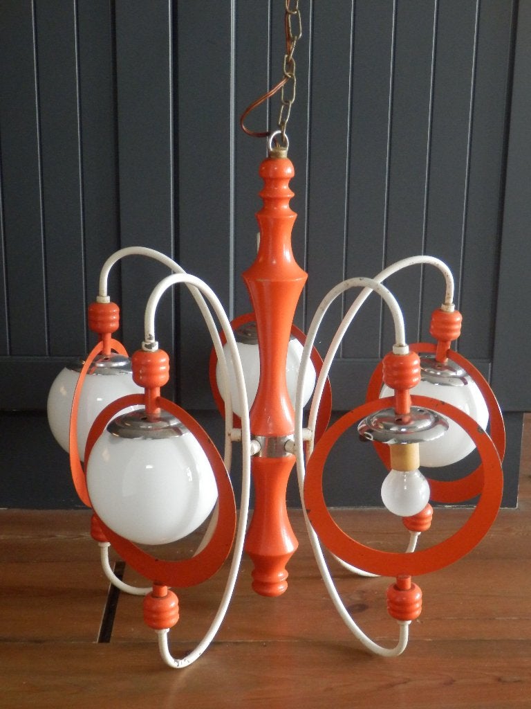 plafondlamp Richard Essig, Space Age, Ophalen, Gebruikt, Vintage, Hanglamp