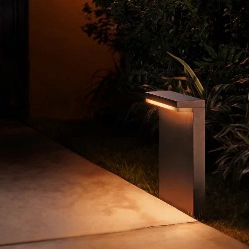 Philips Hue Nyro Sokkellamp Buitenlamp, Tuin en Terras, Minder dan 50 watt, Staande lamp, Aluminium, Ophalen of Verzenden