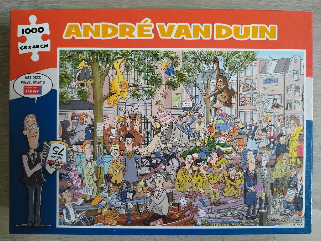 Puzzel Andre van Duin te koop zgan, aanbieding!, Hobby en Vrije tijd, Denksport en Puzzels, Ophalen, 500 t/m 1500 stukjes, Zo goed als nieuw