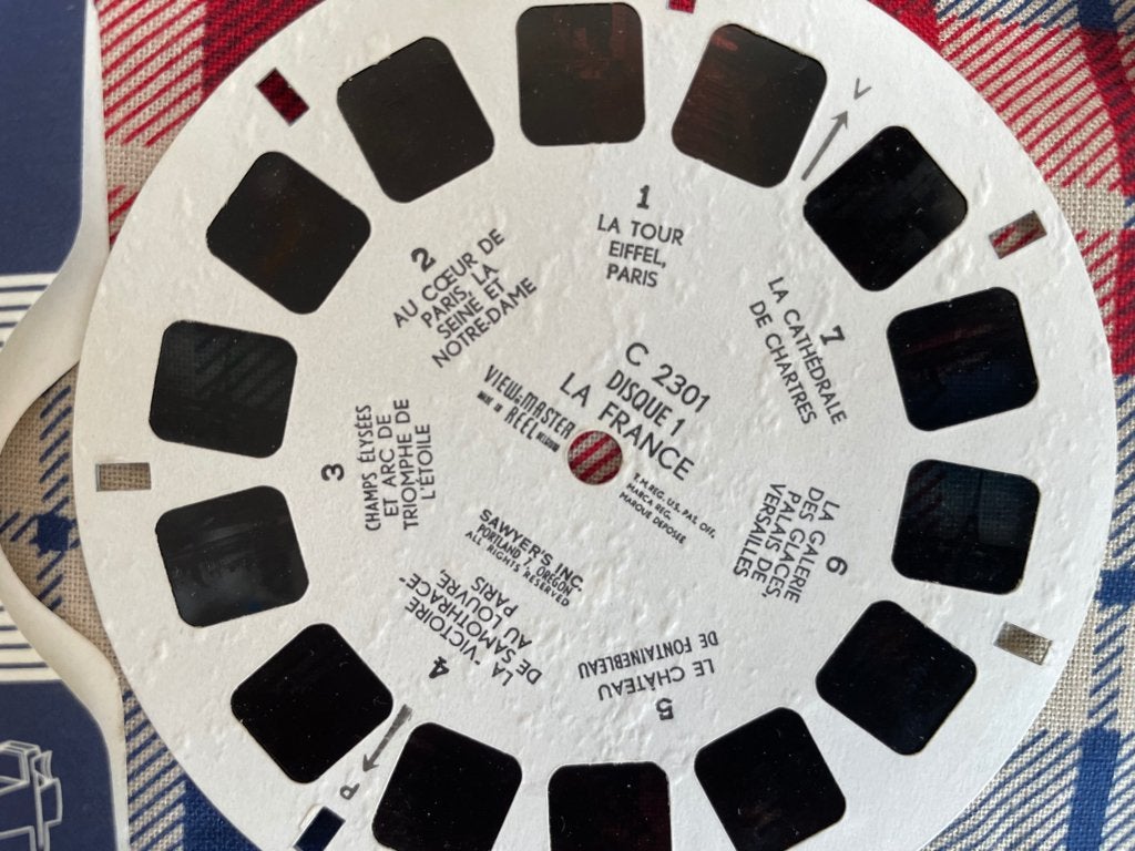 vintage viewmaster Frankrijk, Verzamelen, Ophalen of Verzenden, Gebruikt