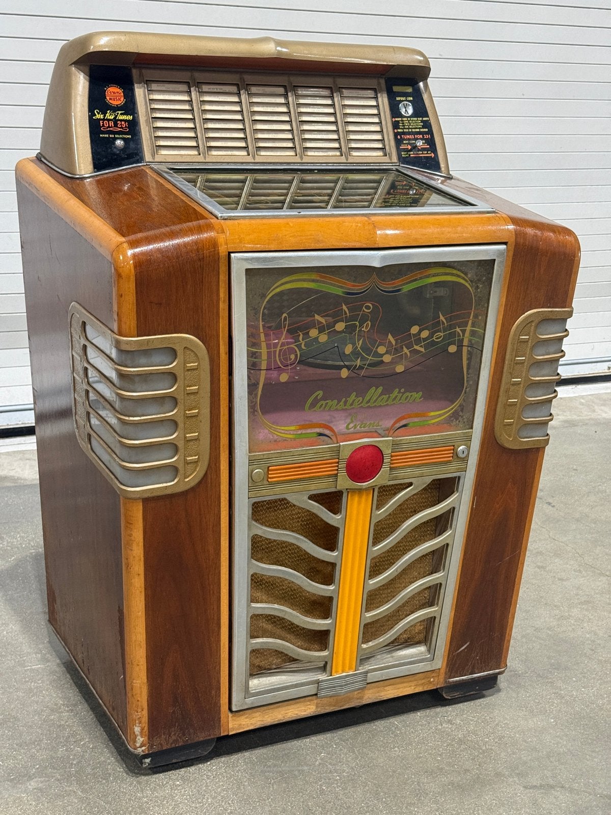JUKEBOX : geweldige Evans Constellation jukebox, Verzamelen, Evans, Zo goed als nieuw, Ojc, Ophalen