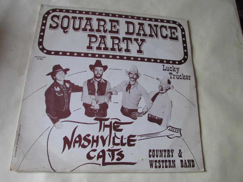 THE NASVILLE CATS; square dance party , lp, 1960 tot 1980, Gebruikt, Originele persing, Ophalen of Verzenden