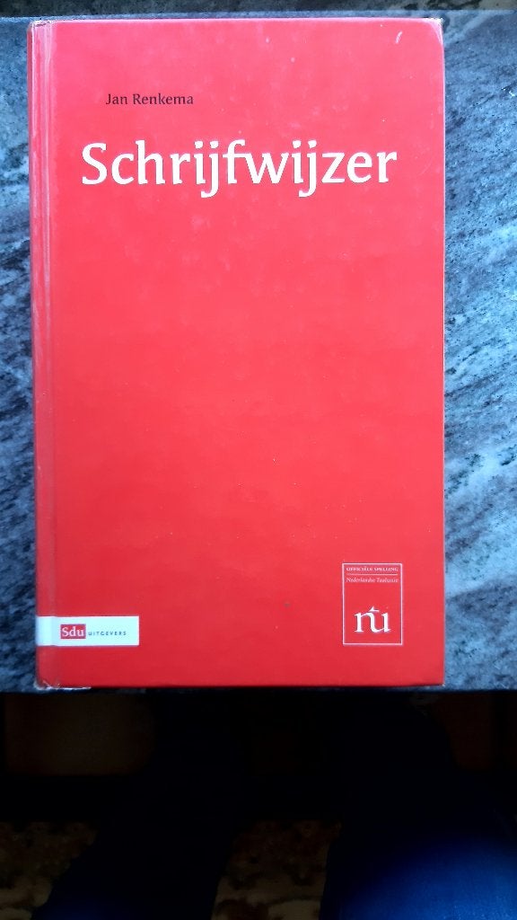 Jan Renkema- Schrijfwijzer, Boeken, Zo goed als nieuw, Renkema, Alpha, HBO