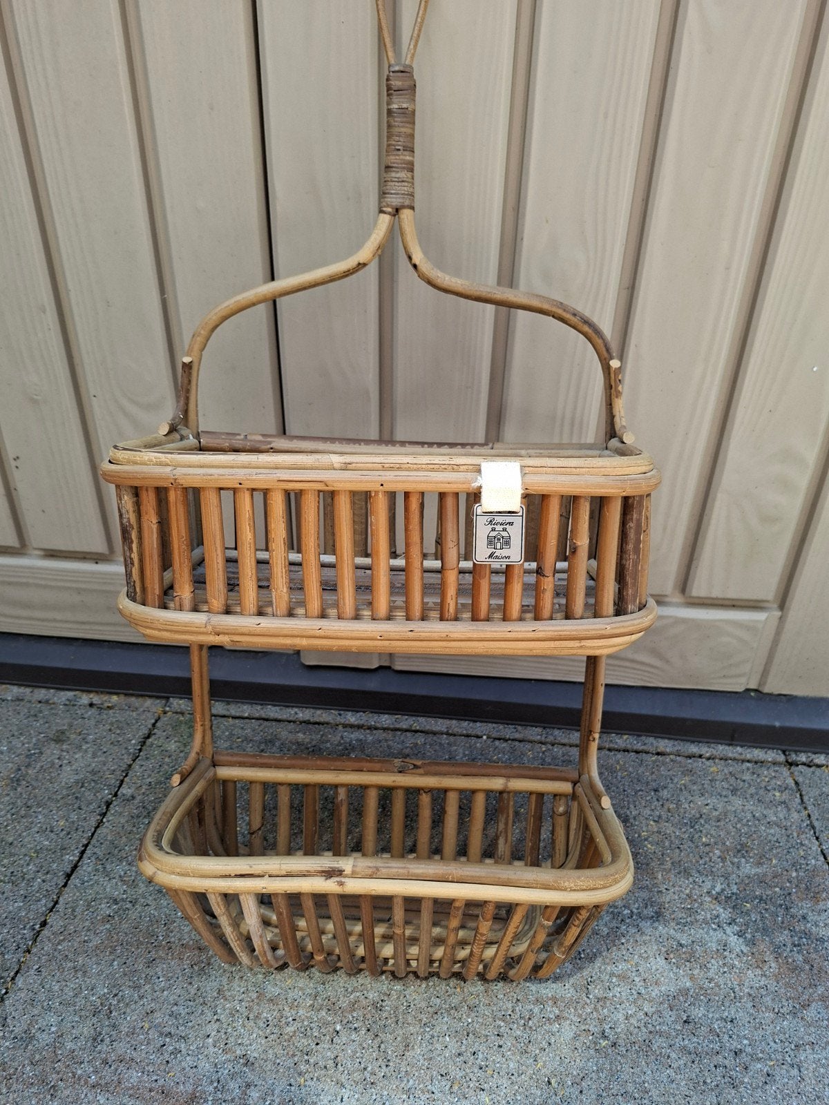 Riviera Maison Rattan Badkamermand - Zo goed als nieuw, Ophalen of Verzenden, Zo goed als nieuw, Bruin, Overige typen