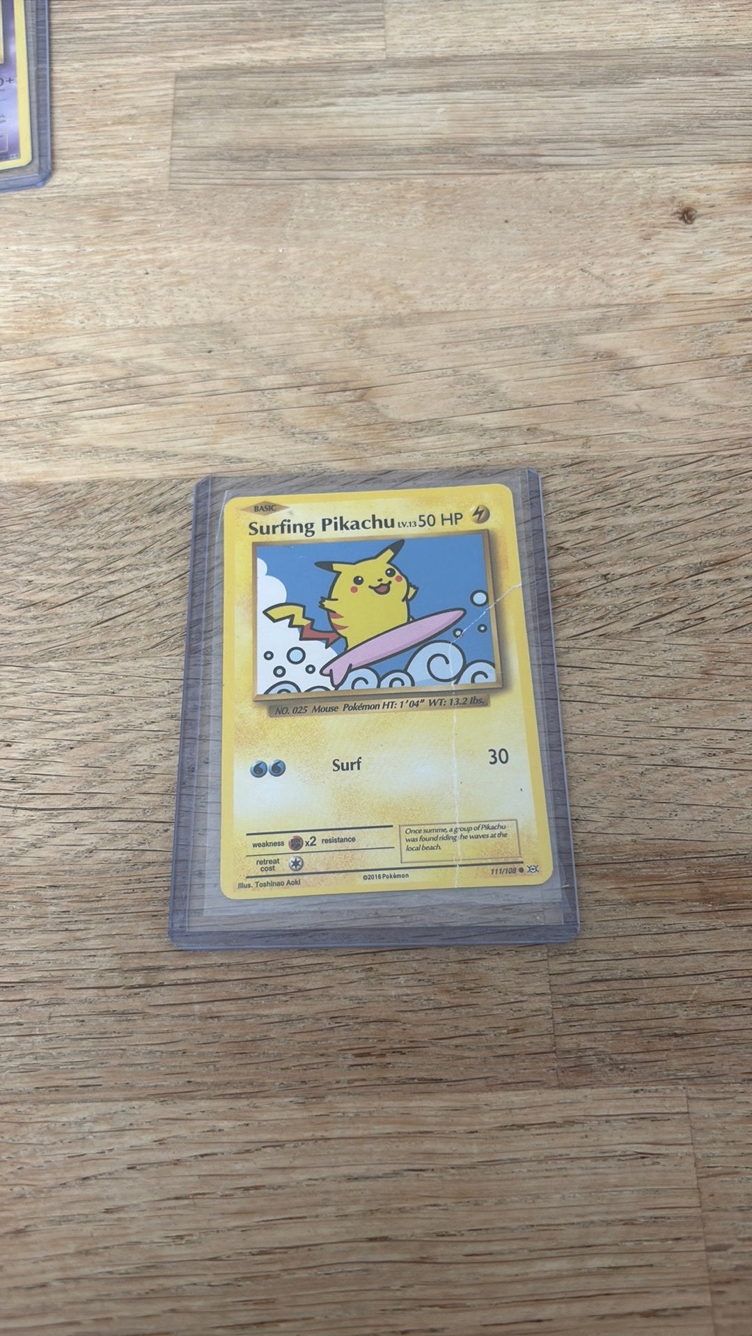 Surfing pikachu, Ophalen of Verzenden, Gebruikt