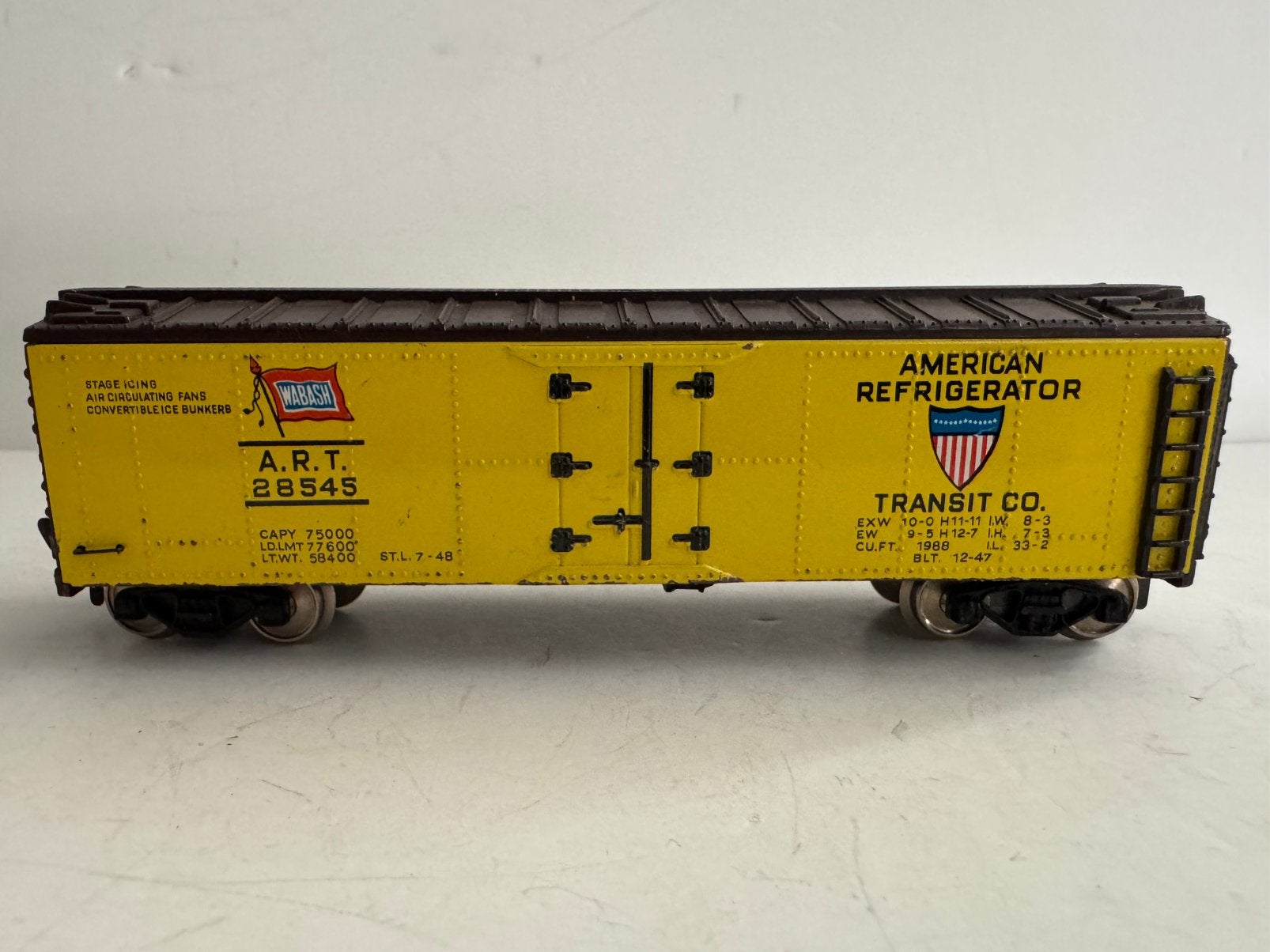 Fleischmann AMERICAN REFRIDGERATOR car T.Co 1431 variant 1, Gelijkstroom, Fleischmann, Wagon, Ophalen of Verzenden
