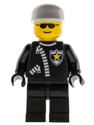 LEGO Minifig Poppetje Classic Town Police cop006, Ophalen of Verzenden, Zo goed als nieuw, Minifiguur, Lego