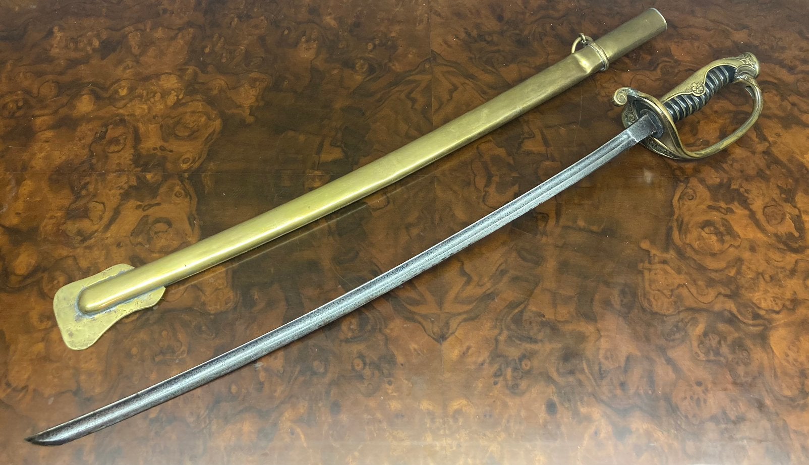 Japanse Kyu Guto officiers kinder sabel zwaard ww2, Ophalen of Verzenden, Zwaard of Sabel