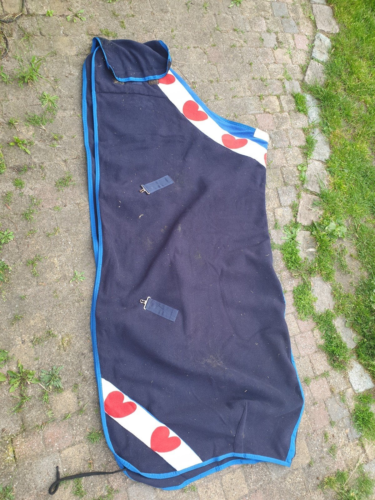 Luxe zweetdeken fleecedeken friese paard 195 6.6, Ophalen of Verzenden, Zo goed als nieuw