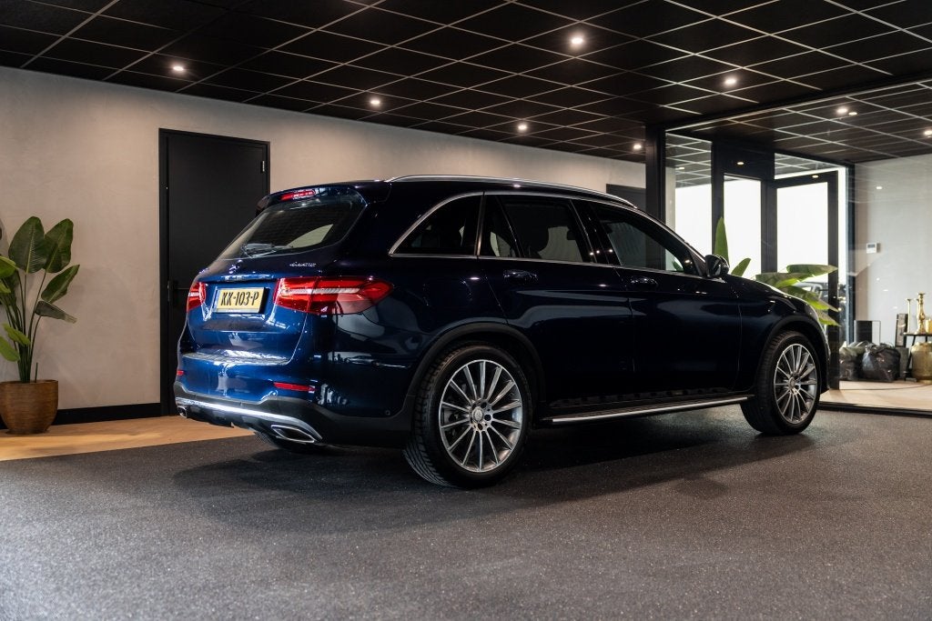 Mercedes-Benz GLC 250 4MATIC Edition 1 | Burmester | Luchtve, Auto's, Mercedes-Benz, 12 maanden, Gebruikt, 4 cilinders, Blauw