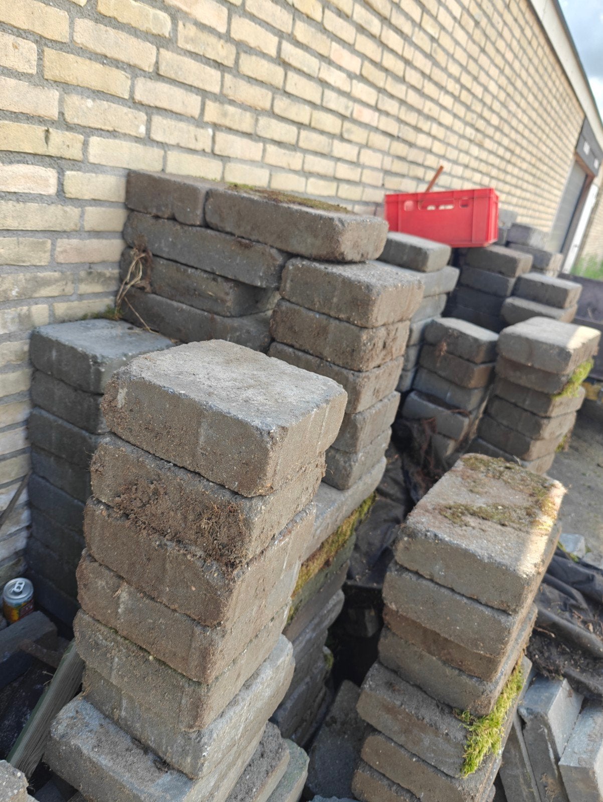 Diverse tegels, Ophalen, Gebruikt, Beton, Terrastegels