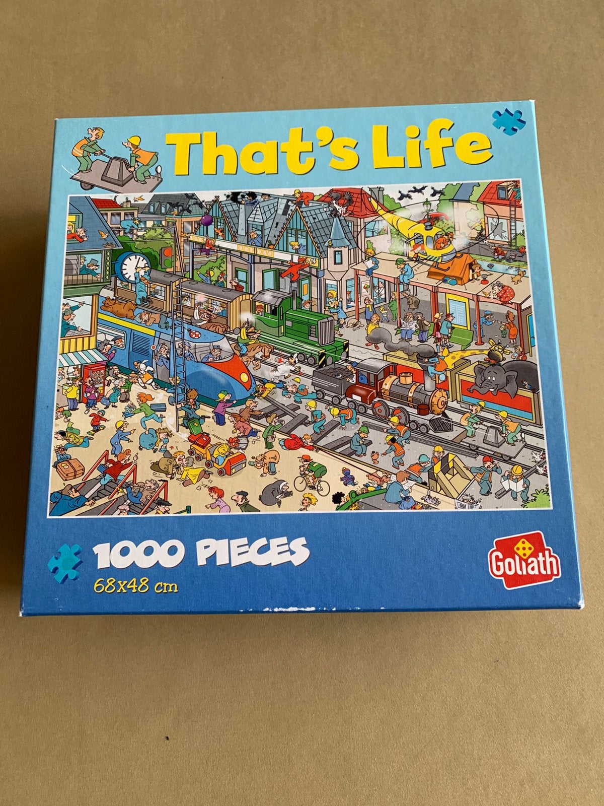 That’s Life Treinen puzzel 1000 stukjes, Ophalen of Verzenden, 500 t/m 1500 stukjes, Zo goed als nieuw, Legpuzzel