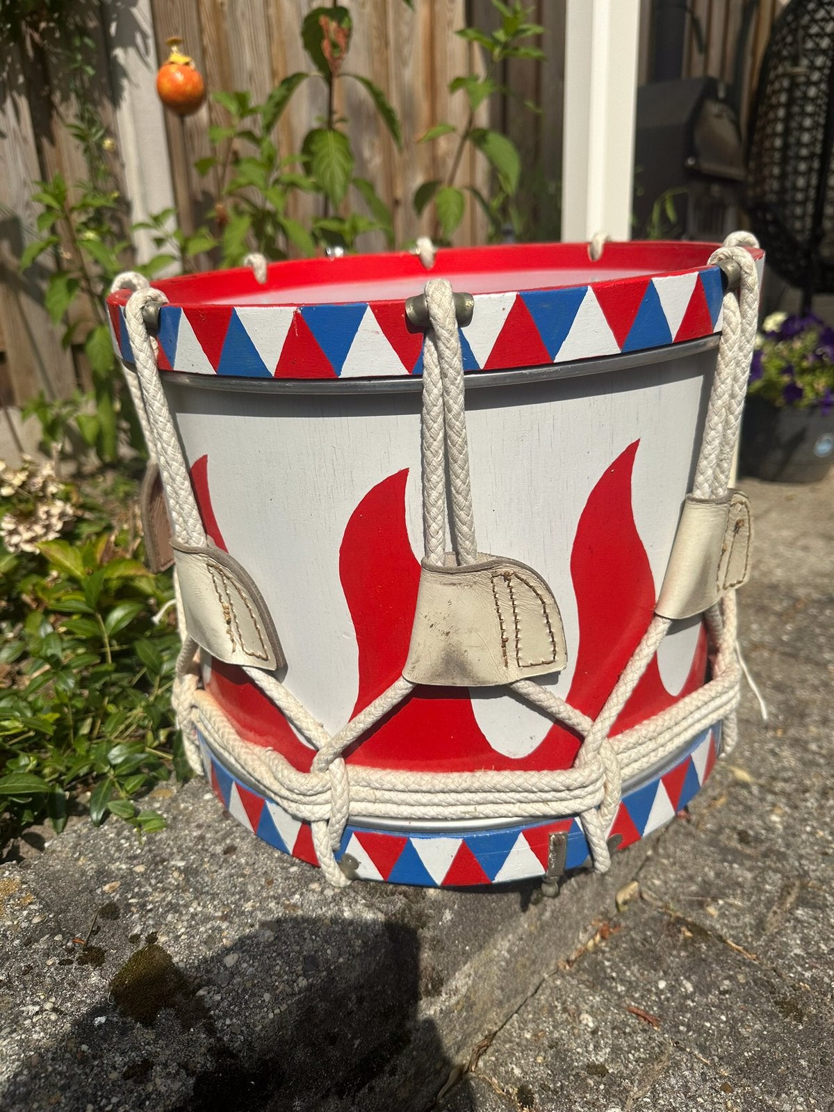 Retro parade drum, Ophalen, Gebruikt, Overige merken