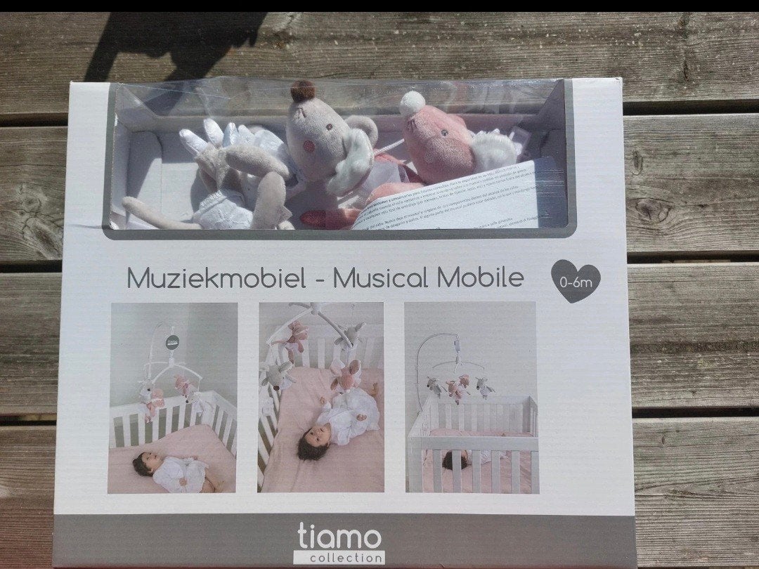 Tiamo Muziekmobiel balletmuisjes, Ophalen of Verzenden