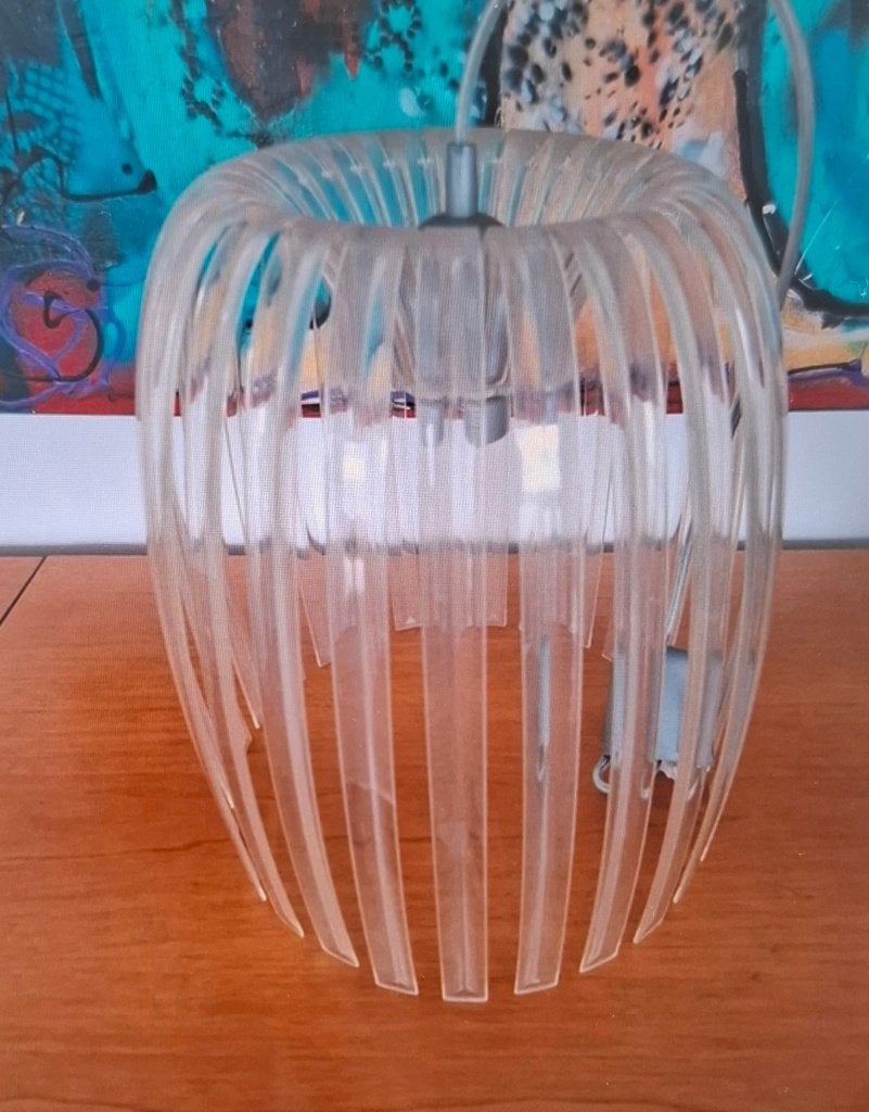 Koziol Josephine Hanglamp / Lampenkap – Transparant Design, Ophalen of Verzenden, Gebruikt, Kunststof