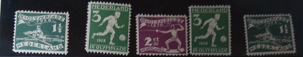 Postzegels Nederland o.a1928 Olympiade Amsterdam Nvph 212/19, Postzegels en Munten, Postzegels | Nederland, Verzenden, T/m 1940