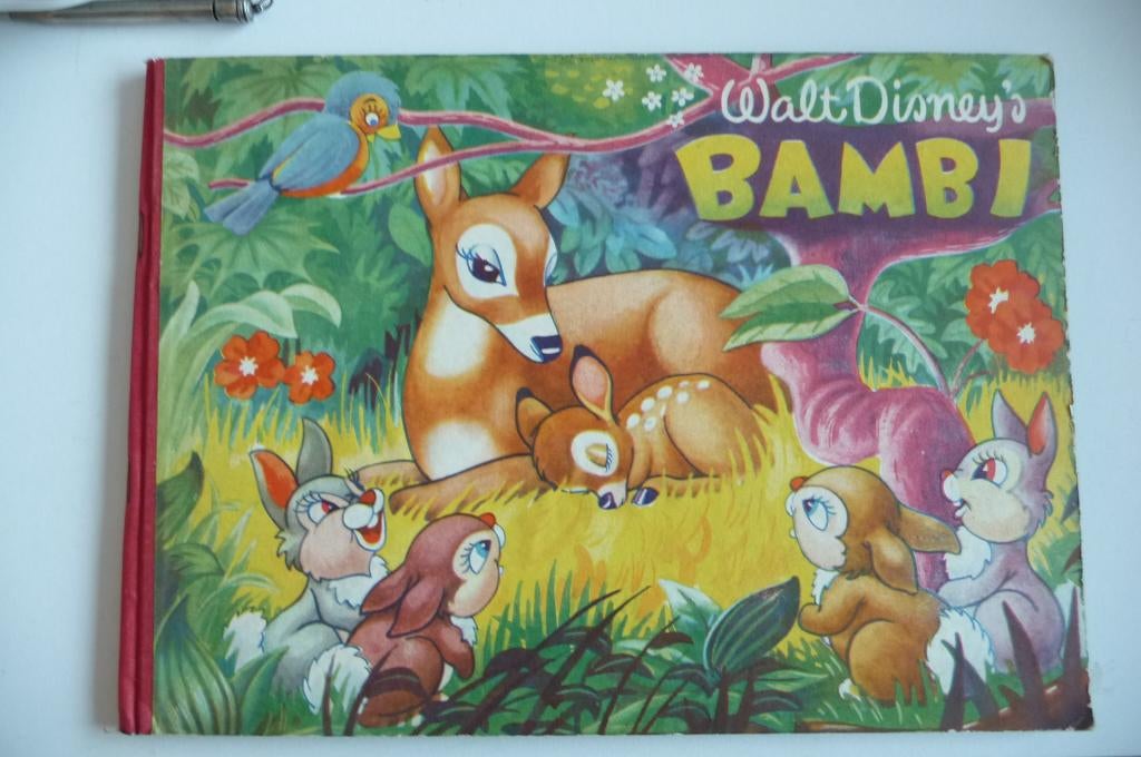 3 WALT DISNEY BOEKEN, MARGRIET, BAMBI, PINOCCHIO EN PETERPAN, Verzenden, Overige figuren, Zo goed als nieuw, Overige typen