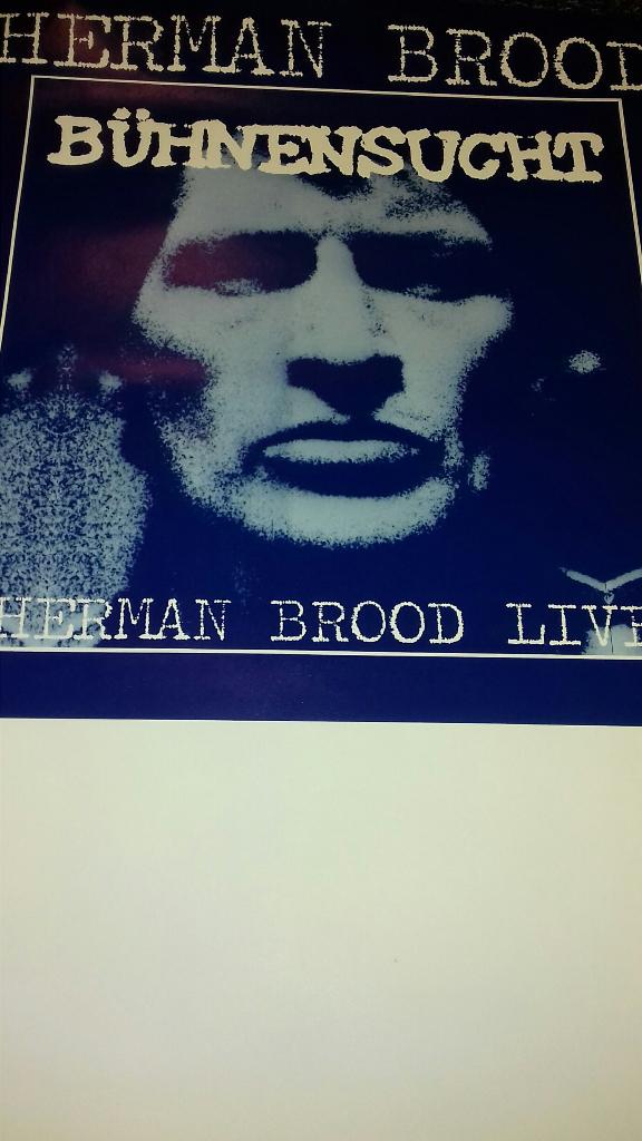 Herman Brood PROMO POSTER 1985 Buhnensucht ! Origineel !, Verzamelen, Verzenden, Zo goed als nieuw, Poster, Artwork of Schilderij
