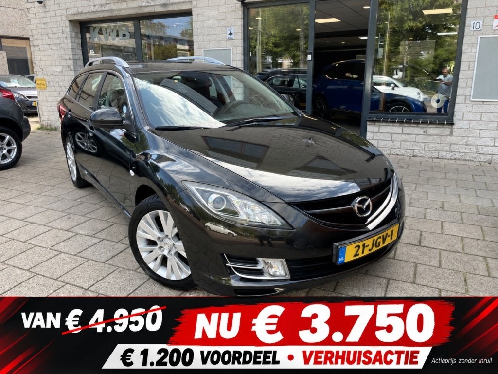 Mazda 6 Sportbreak 2.0 S-VT | Airco APK | NAP unieke kleur D, Auto's, 1330 kg, Gebruikt, 4 cilinders, 6 sportbreak