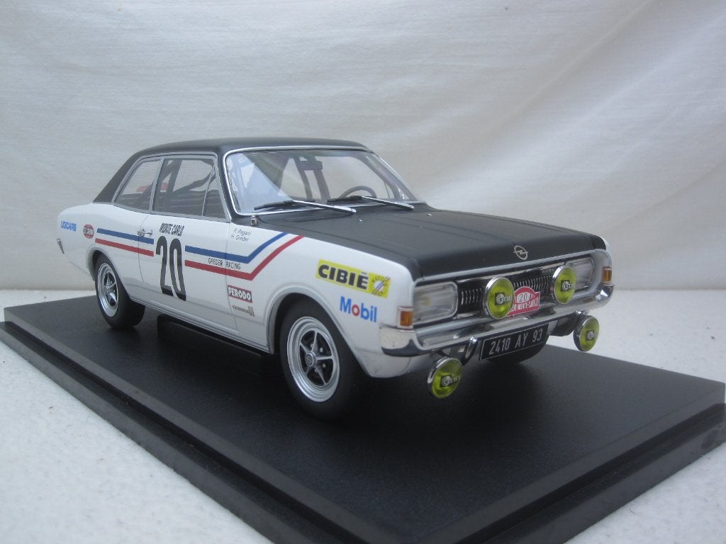 Opel Commodore A GS #20 Monte Carlo Rally 1971  1:18 MCG, Ophalen of Verzenden, Nieuw, Auto, Overige merken