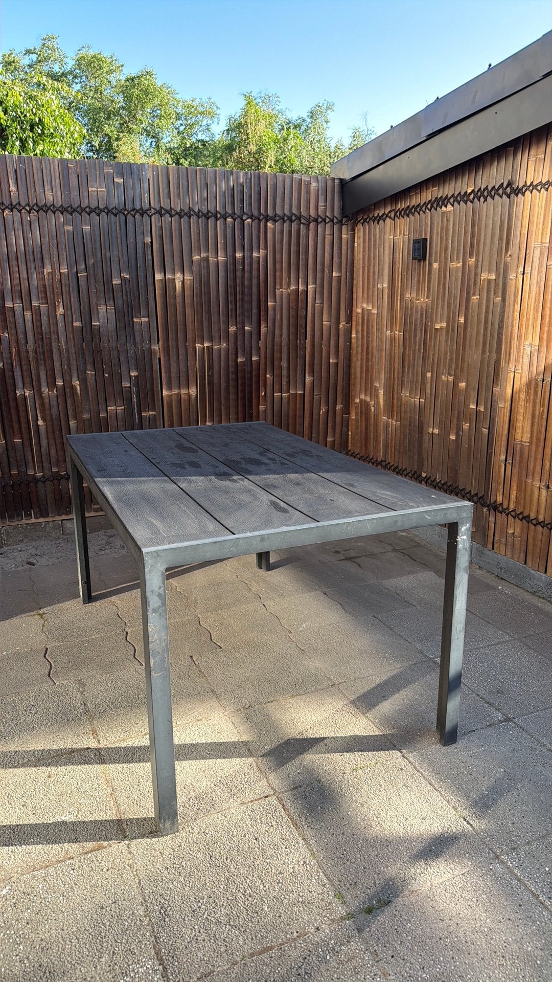 Tuintafel Jutlandia, Ophalen, Gebruikt, Rechthoekig, Hout