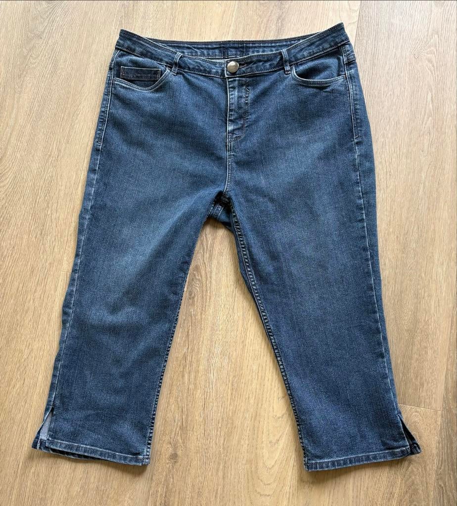 Vögele Corinna capri jeans maat 42, Blauw, Maat 42/44 (L), Ophalen of Verzenden, Driekwart