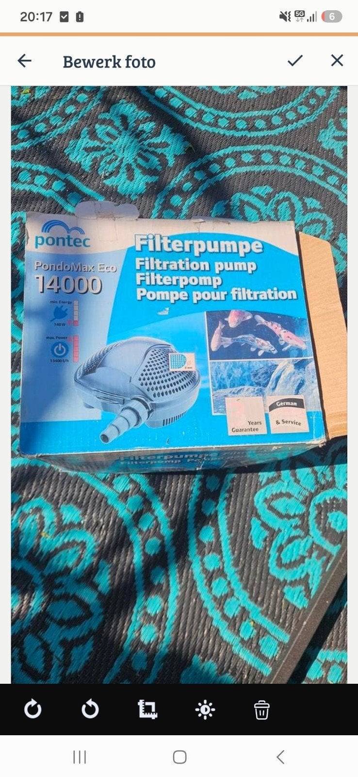 Pontec PondoMax Eco 14000 Vijverpomp - Filterpomp, Tuin en Terras, Vijver-toebehoren, Ophalen