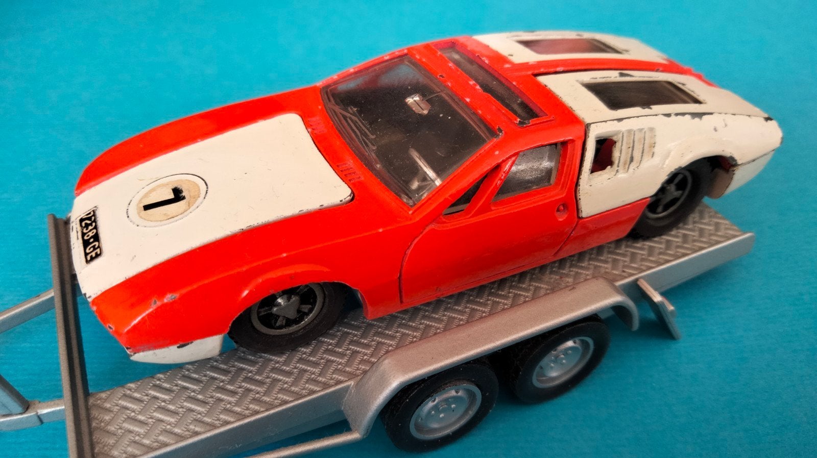 Dinky Toys De Tomaso Mangusta, Ophalen of Verzenden, Gebruikt, Auto, Dinky Toys