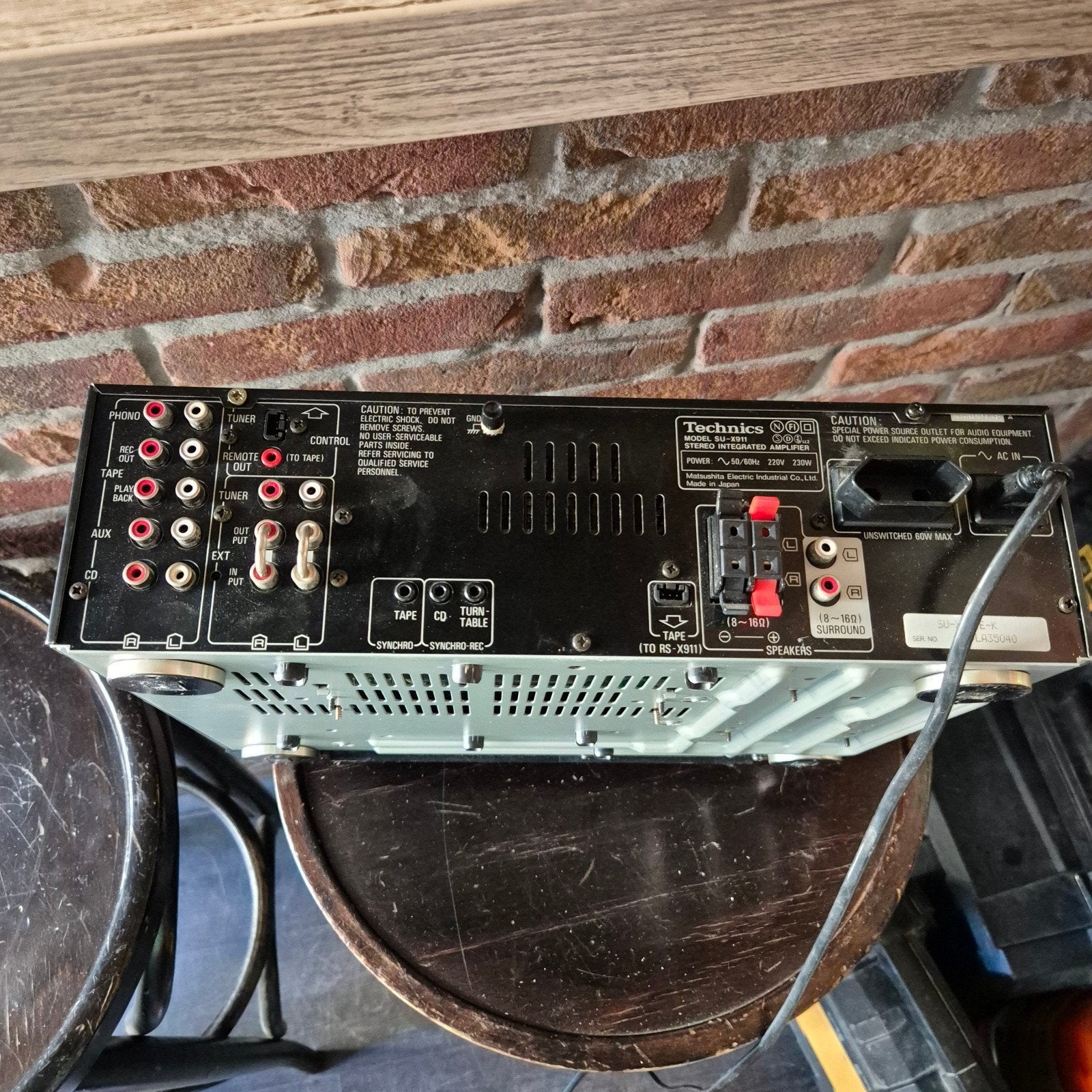 technics su-x911 versterker, Ophalen of Verzenden, Zo goed als nieuw
