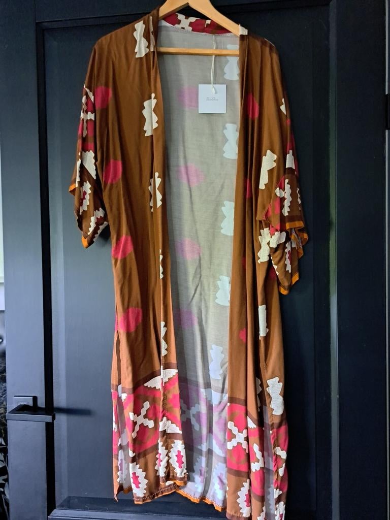 2 x kaftan jurken 1x langen gekleurde blouse40/42, Ophalen of Verzenden, Zo goed als nieuw, Maat 42/44 (L), Overige kleuren