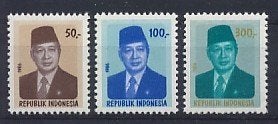 Indonesie Zonnebloem nr 1276/8 postfris 1986, Ophalen of Verzenden, Postfris, Zuidoost-Azië
