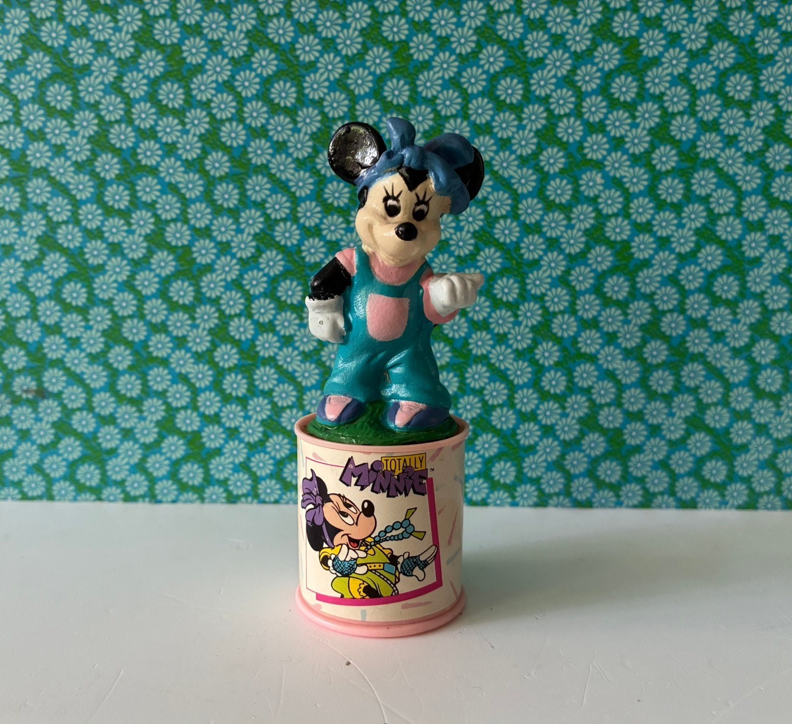 Vintage 1986 Minni Mouse puntenslijper, Gebruikt, Overige typen, Overige figuren, Ophalen of Verzenden