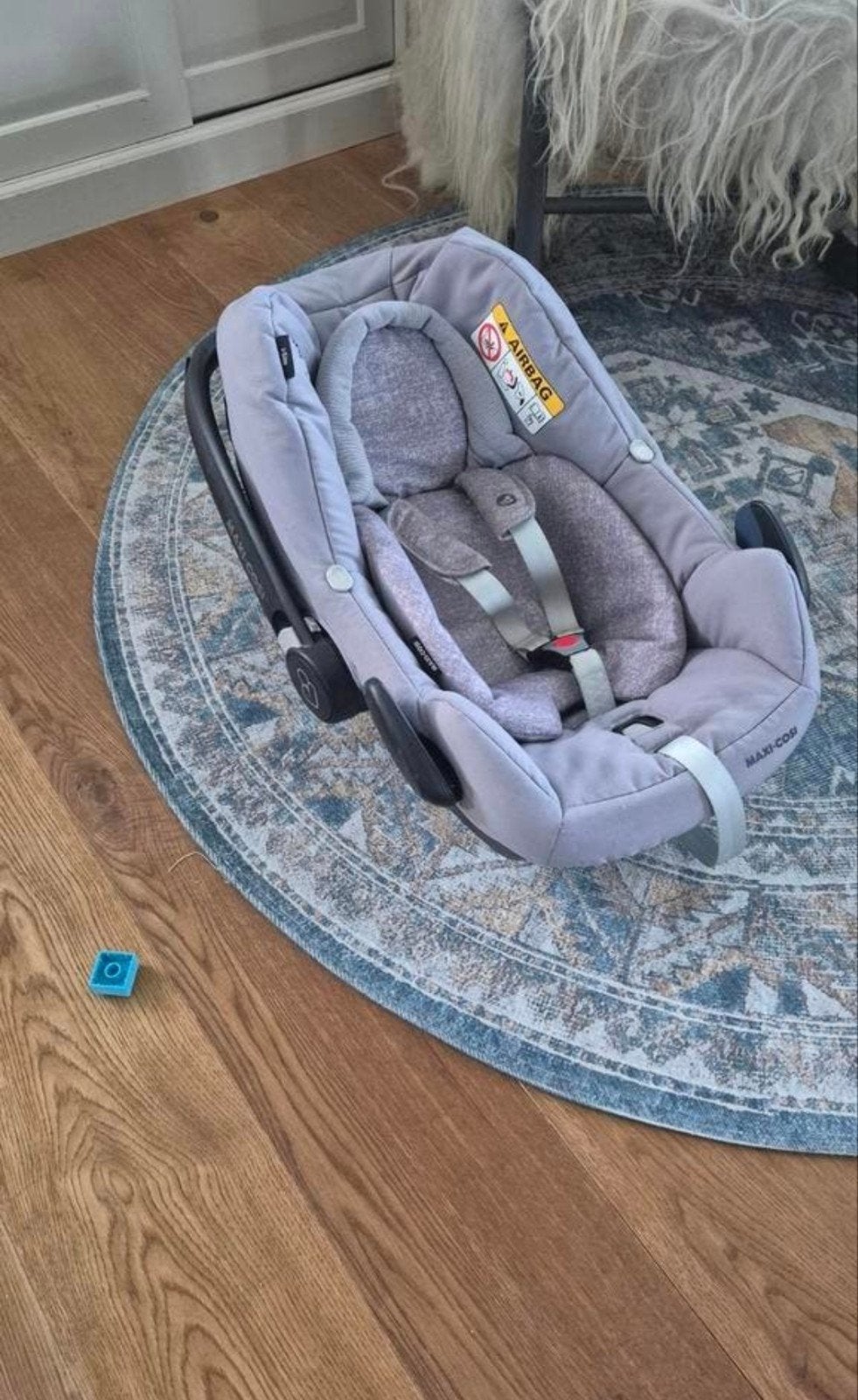 Maxi-Cosi Rock i-Size Autostoel Nomad Grey (0-12 mnd), Autogordel of Isofix, Gebruikt, 0 t/m 13 kg, Maxi-Cosi