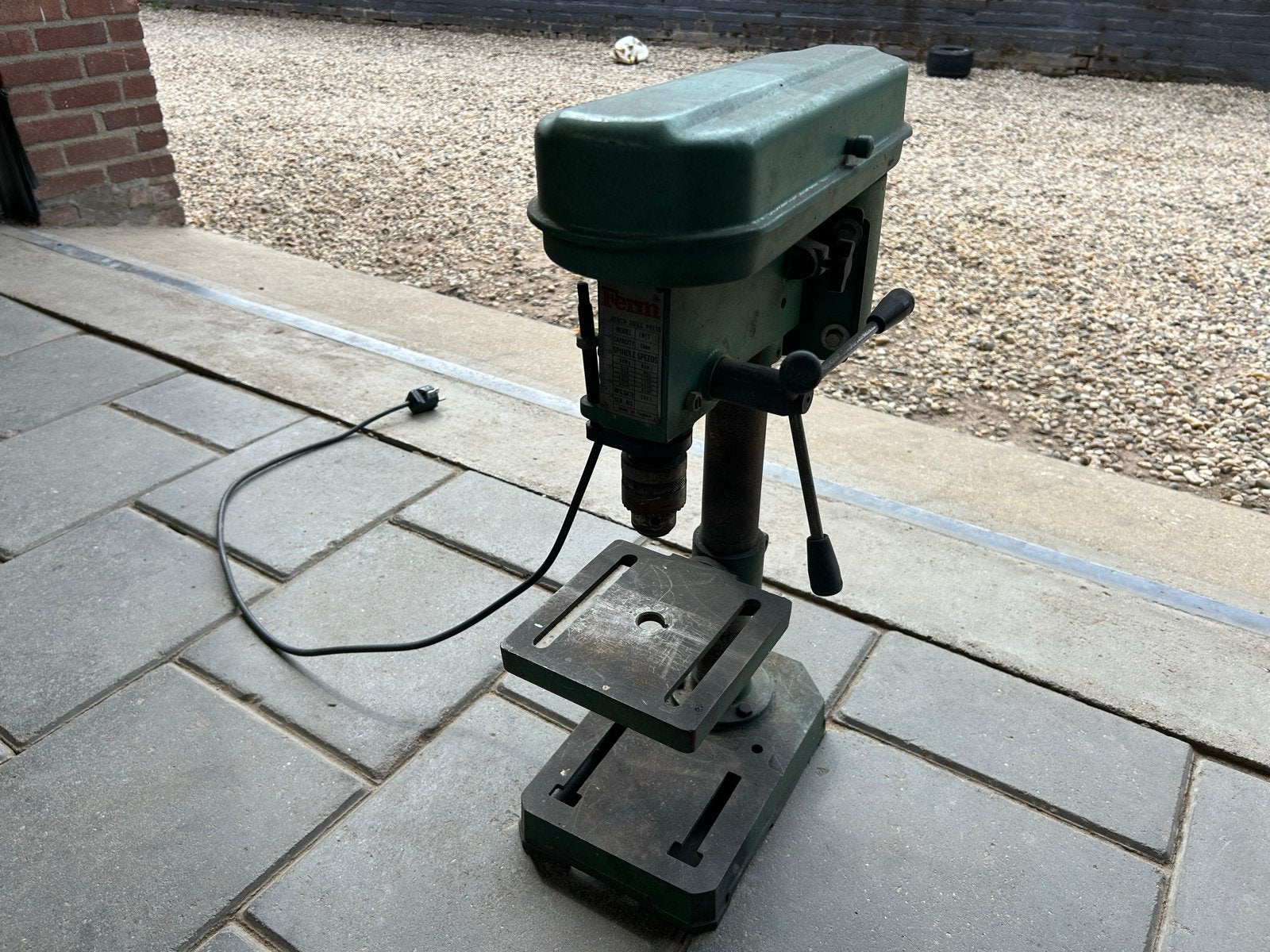 Ferm Kolomboormachine FM13 - Boormachine, Ophalen, Gebruikt, Variabele snelheid, Minder dan 400 watt