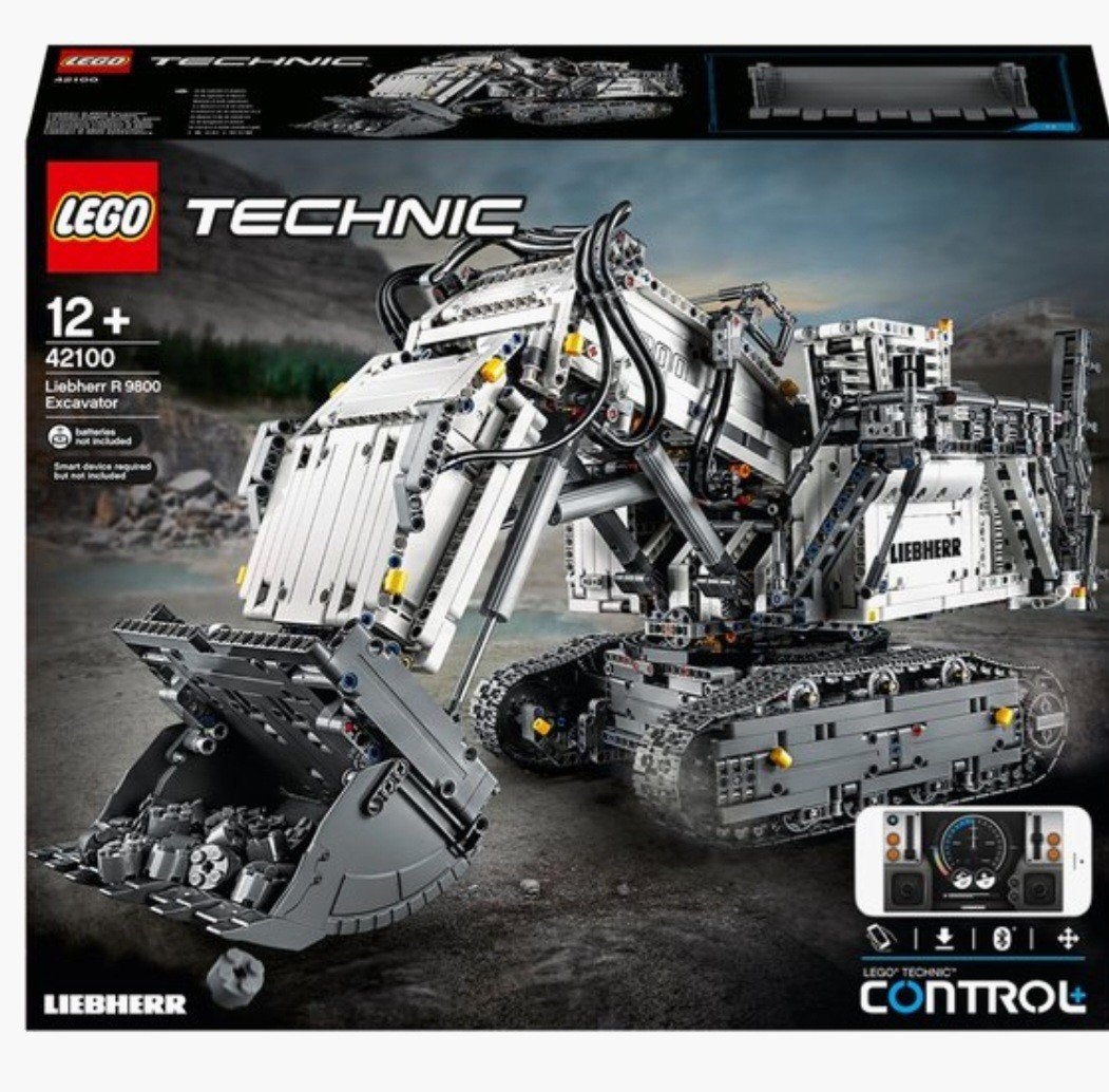 Lego Technic 42100 Liebherr R9800 Graafmachine