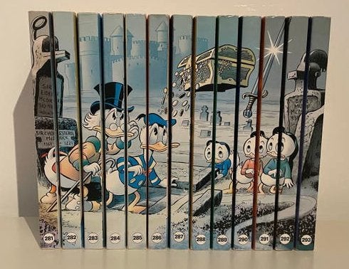 Donald Duck 2019 pocket serie 281 t/m 293, Complete serie of reeks, Ophalen of Verzenden, Zo goed als nieuw