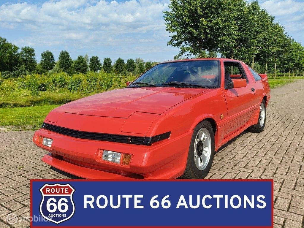 Mitsubishi Starion Turbo | 1986 | Route 66 Auctions, Auto's, Overige carrosserieën, Zwart, Bedrijf, Handgeschakeld