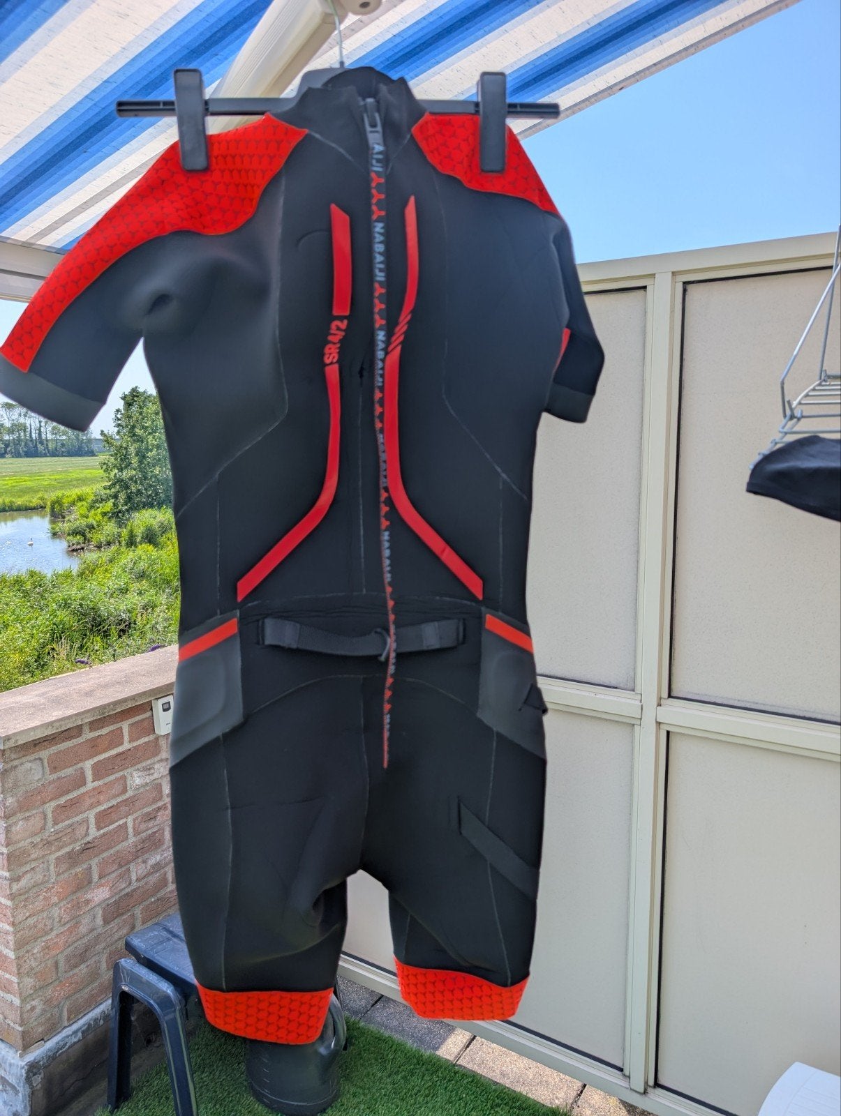 Swim-run suit (maat 46) - Ideaal voor swim-runs, Wetsuit, Ophalen of Verzenden, Zo goed als nieuw, Nabaiji