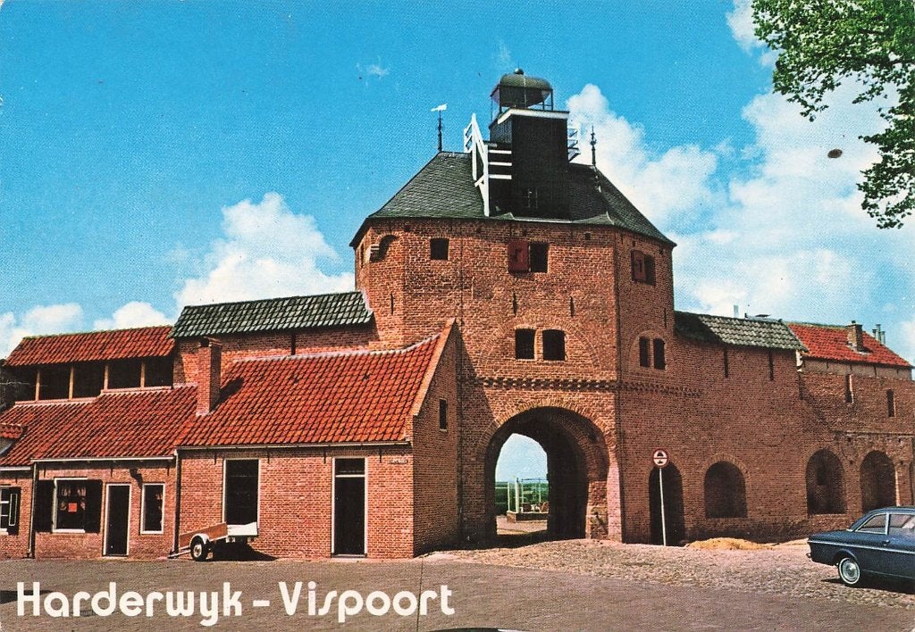 Harderwijk, Vispoort, Ophalen of Verzenden, 1980 tot heden, Gelopen, Gelderland