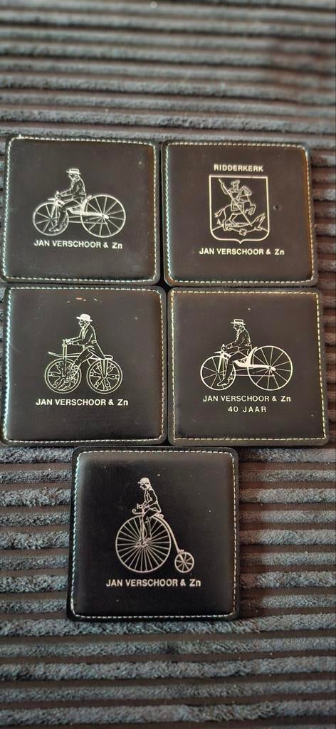 Vintage Jan Verschoor & Zn Onderzetters, Ophalen of Verzenden, Gebruikt, Glas of Kopje