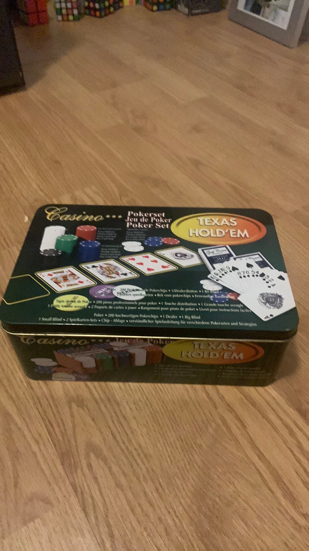 Poker set, Ophalen of Verzenden, Zo goed als nieuw, Koek(jes)
