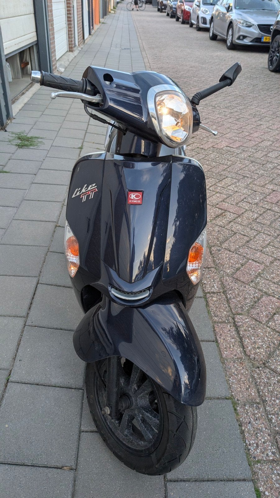 Kymco Like scooter blauw kenteken, Ophalen
