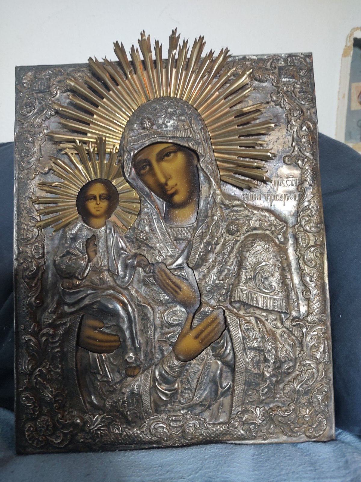 icoon icon ikoon ikon Russisch Russian orthodox, Antiek en Kunst, Ophalen